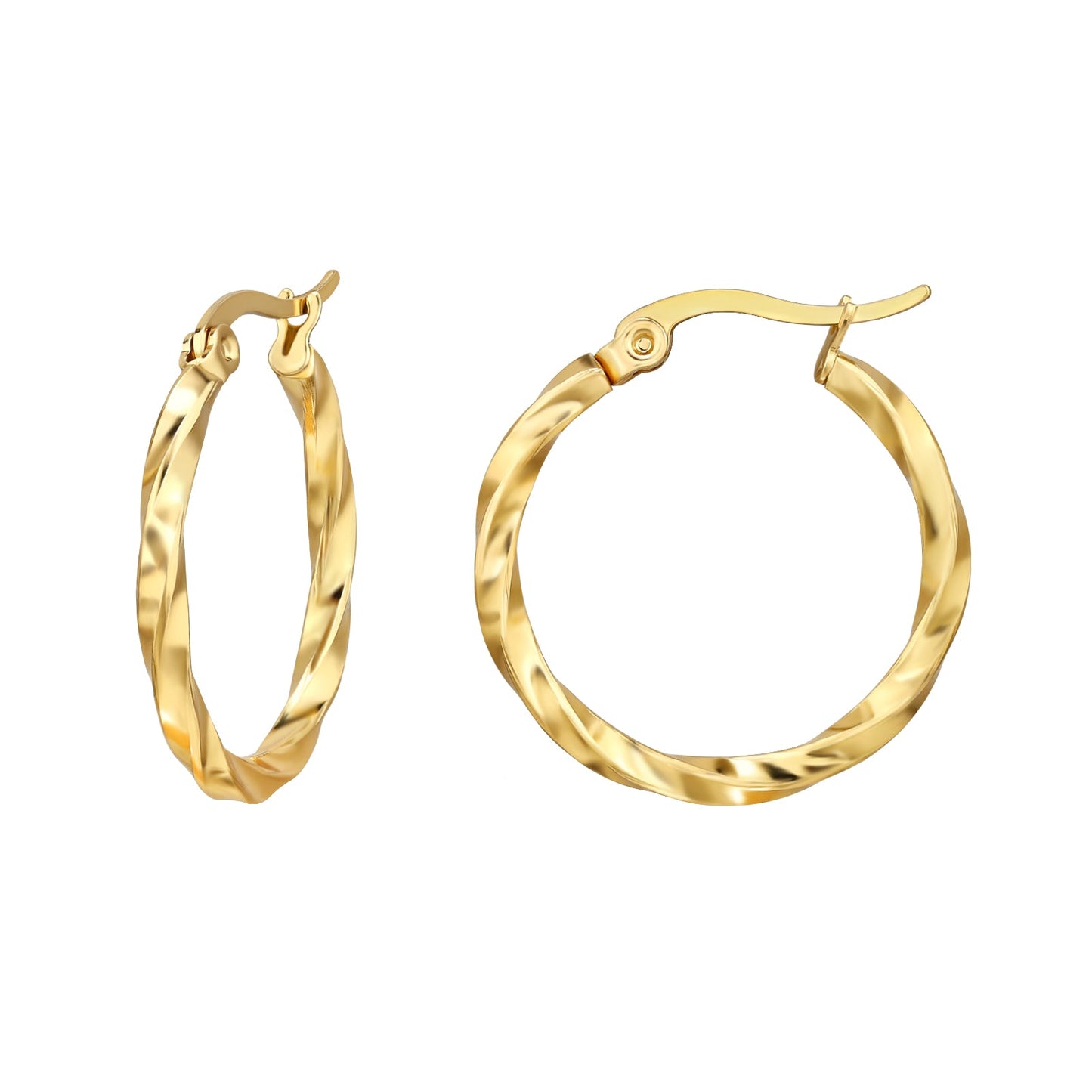 creoler oreringe 18k guldbelagt