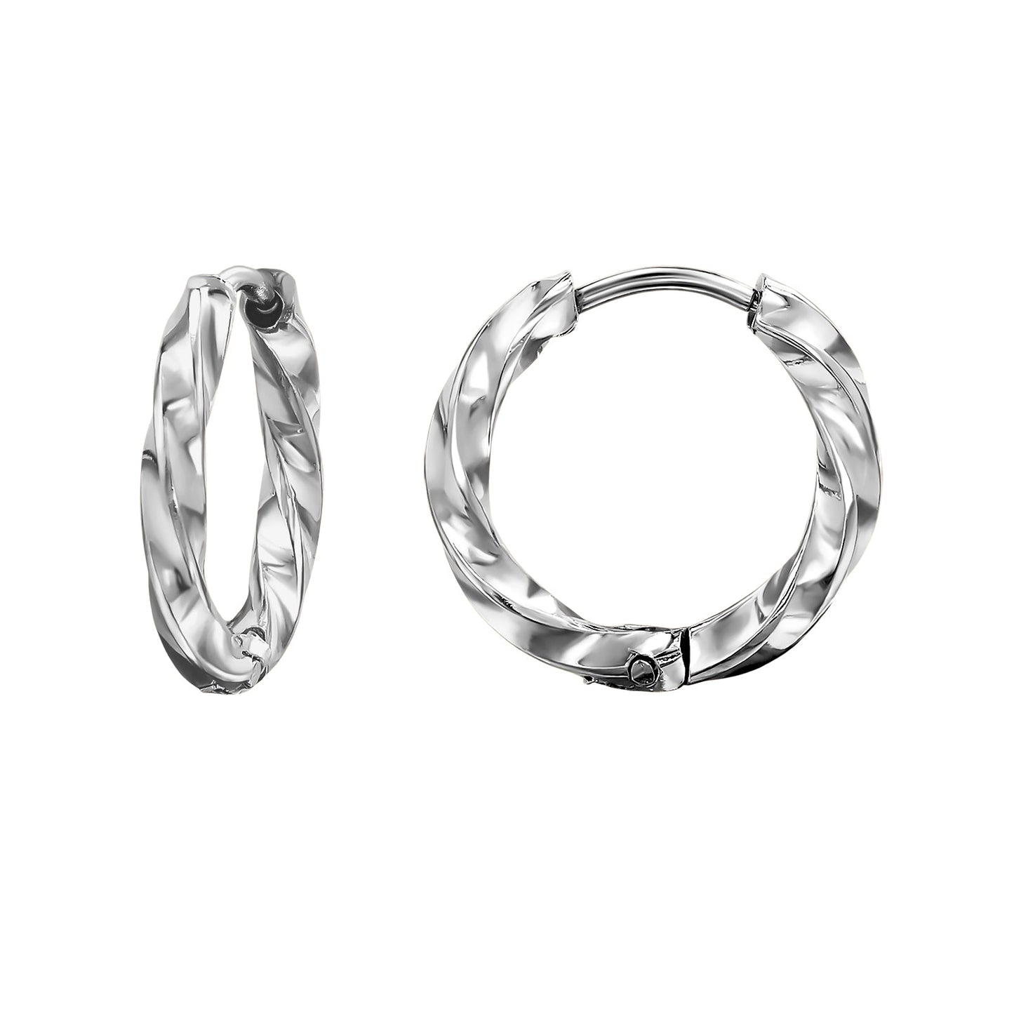 twisted hoops oreringe